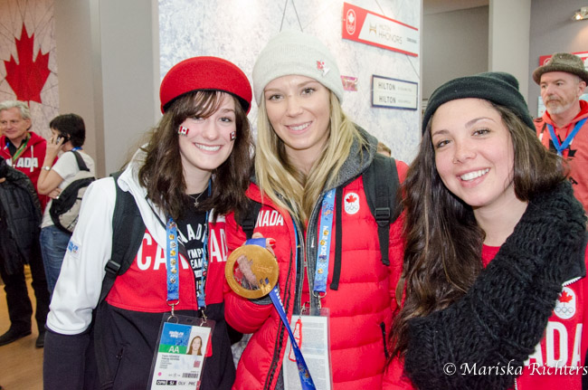 Olympic Athletes:  Dara Howell, Jenna Blasman and Taylor Henrich