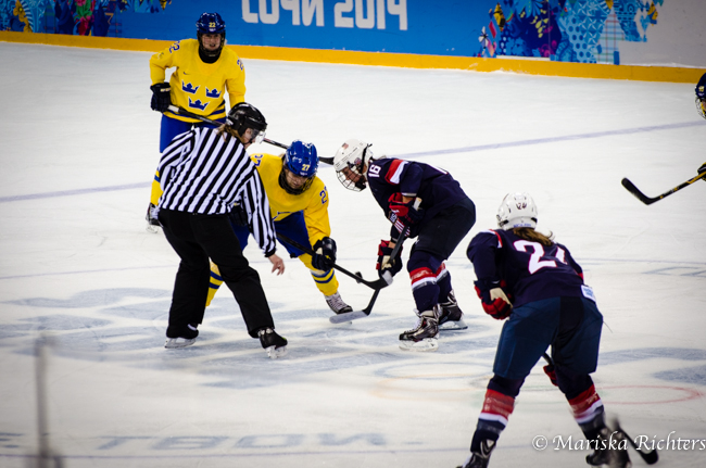 USA vs Sweden Women's Hockey