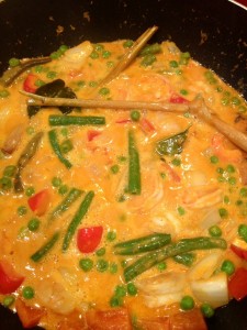 Thail Curry Simmering