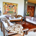 Villa Kembang Kertas Bali - Main floor deck and lounge areas.