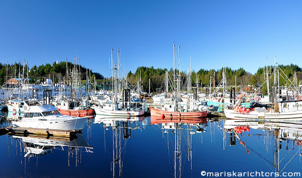 Ucluelet Boat Reflections