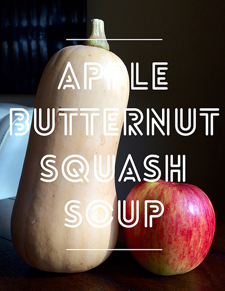 Apple Butternut Squash Soup Recipe