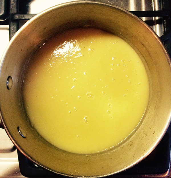 Apple Butternut Squash Soup Recipe - Blended apple mixture